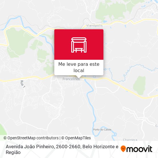 Avenida João Pinheiro, 2600-2660 mapa