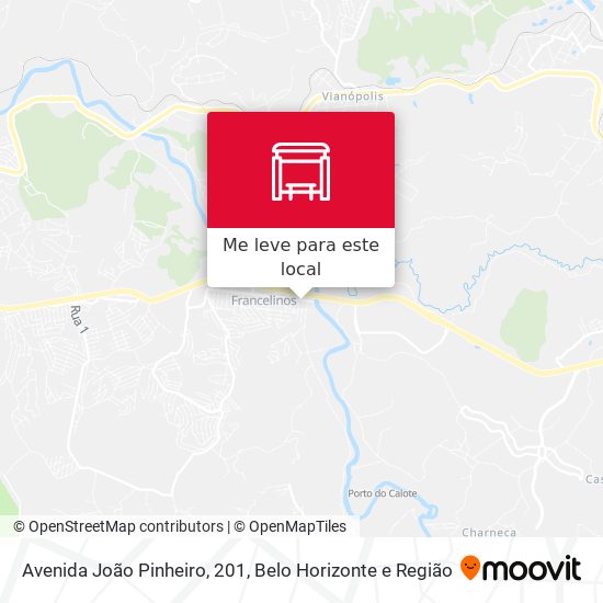 Avenida João Pinheiro, 201 mapa