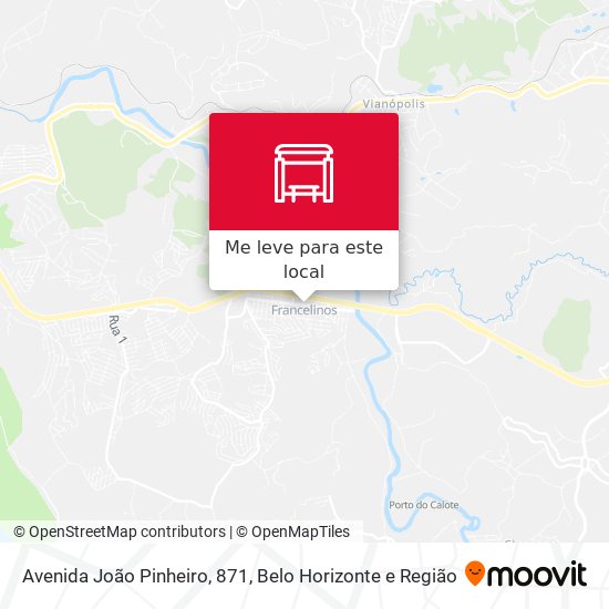 Avenida João Pinheiro, 871 mapa