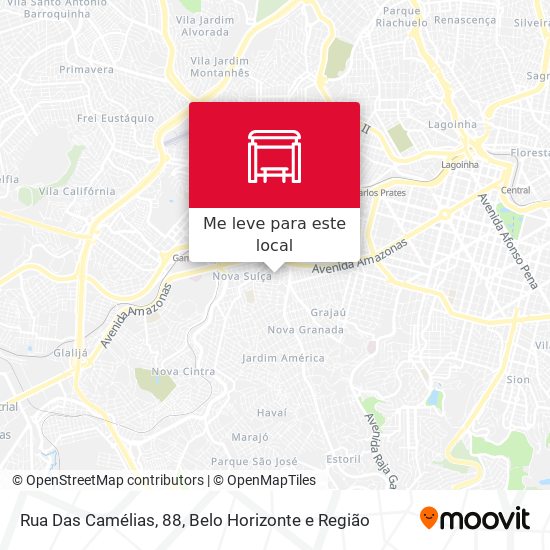 Rua Das Camélias, 88 mapa