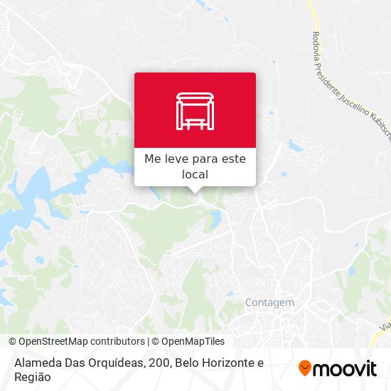 Alameda Das Orquídeas, 200 mapa