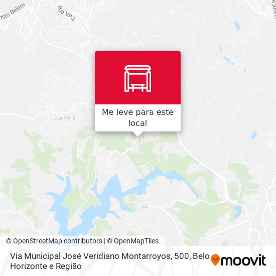 Via Municipal José Veridiano Montarroyos, 500 mapa