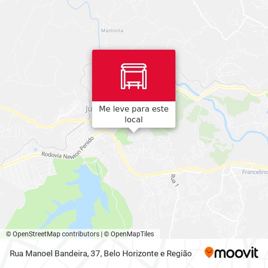 Rua Manoel Bandeira, 37 mapa