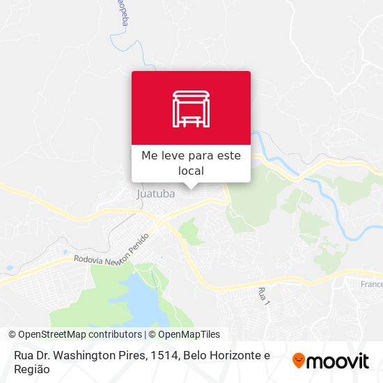 Rua Dr. Washington Pires, 1514 mapa