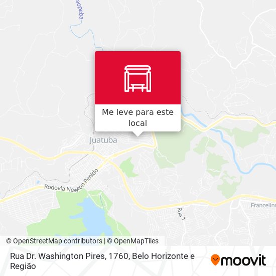 Rua Dr. Washington Pires, 1760 mapa