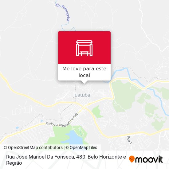 Rua José Manoel Da Fonseca, 480 mapa