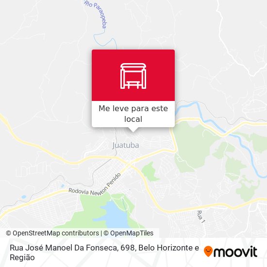 Rua José Manoel Da Fonseca, 698 mapa