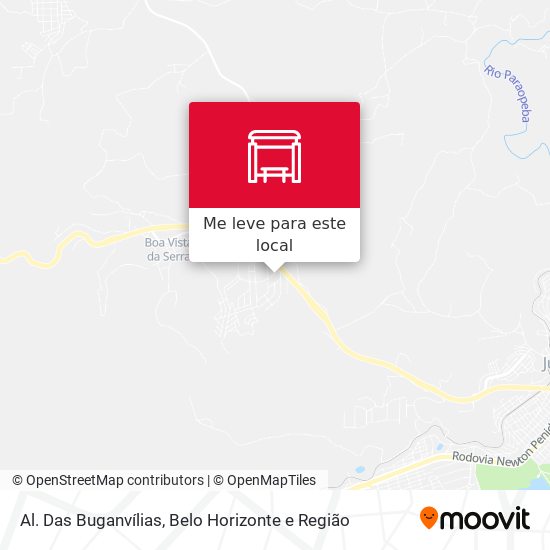 Al. Das Buganvílias mapa