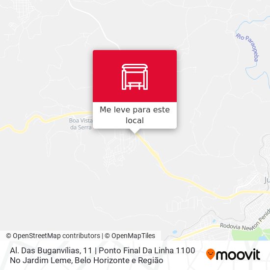 Al. Das Buganvílias, 11 | Ponto Final Da Linha 1100 No Jardim Leme mapa