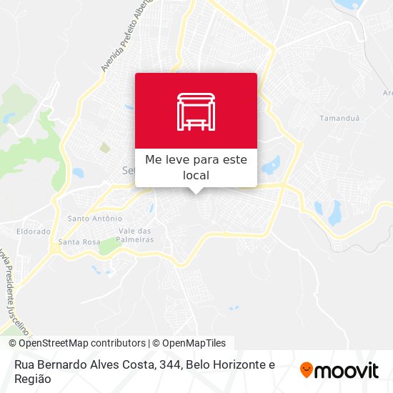 Rua Bernardo Alves Costa, 344 mapa