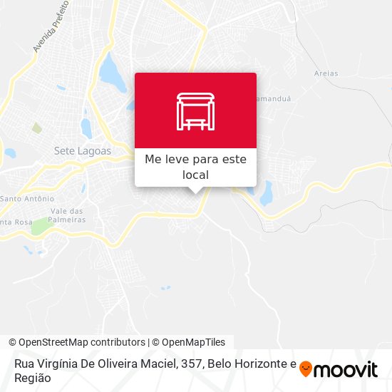 Rua Virgínia De Oliveira Maciel, 357 mapa