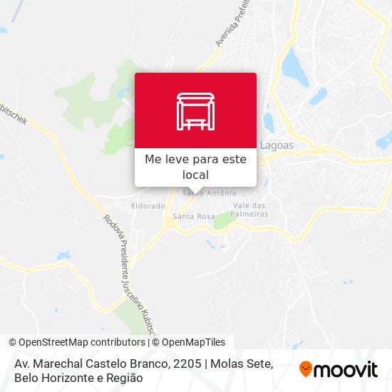 Av. Marechal Castelo Branco, 2205 | Molas Sete mapa