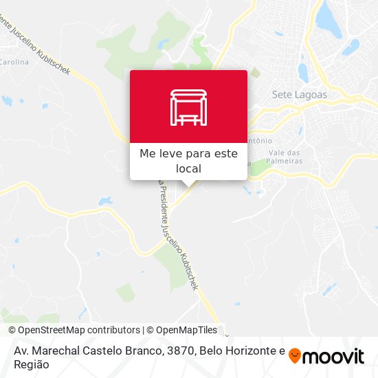 Av. Marechal Castelo Branco, 3870 mapa