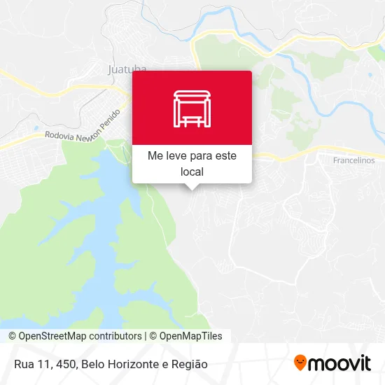 Rua 11, 450 mapa
