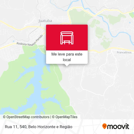 Rua 11, 540 mapa