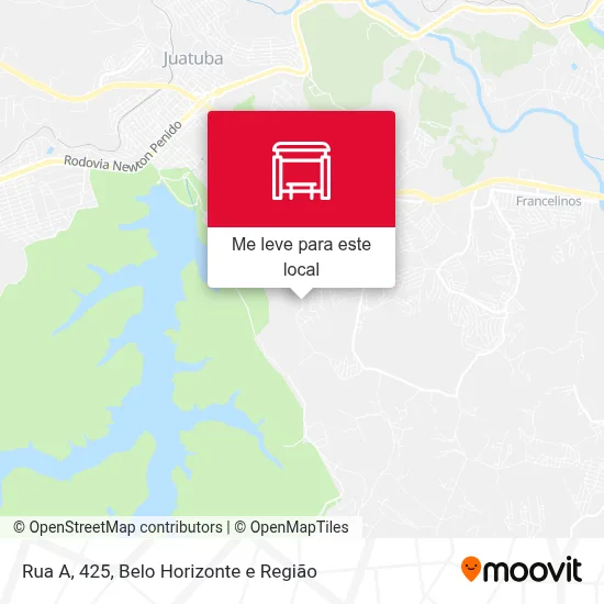 Rua A, 425 mapa