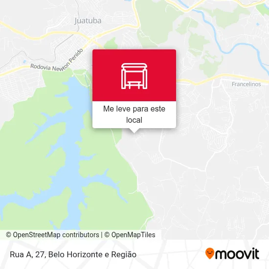 Rua A, 27 mapa