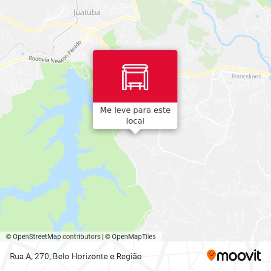 Rua A, 270 mapa