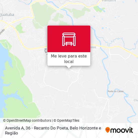 Avenida A, 36 - Recanto Do Poeta mapa