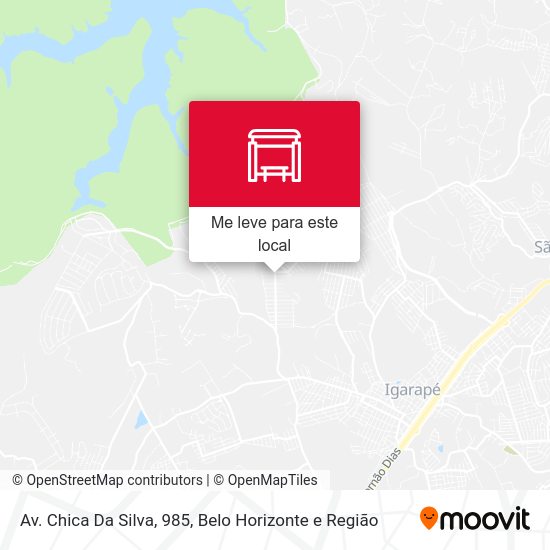 Av. Chica Da Silva, 985 mapa