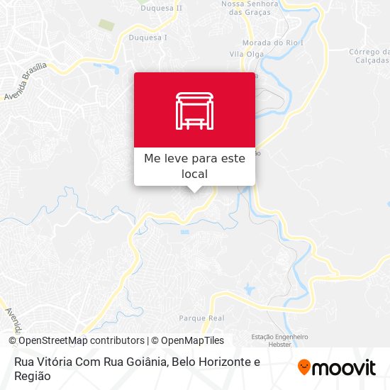Rua Vitória Com Rua Goiânia mapa