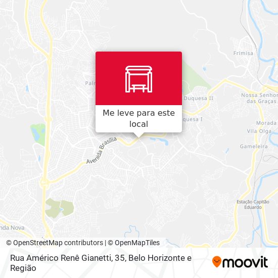 Rua Américo Renê Gianetti, 35 mapa