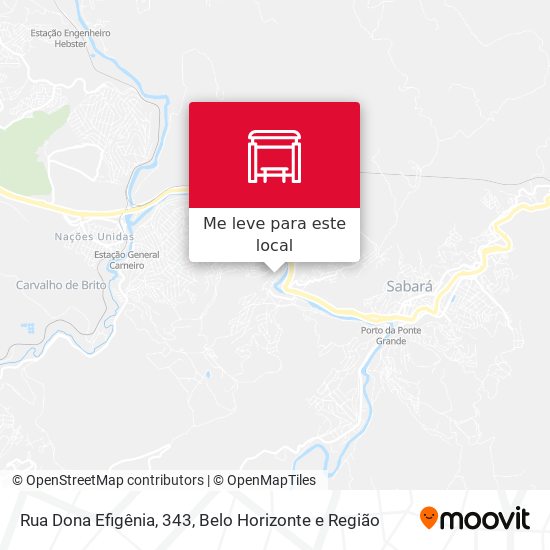 Rua Dona Efigênia, 343 mapa