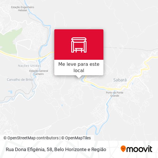 Rua Dona Efigênia, 58 mapa