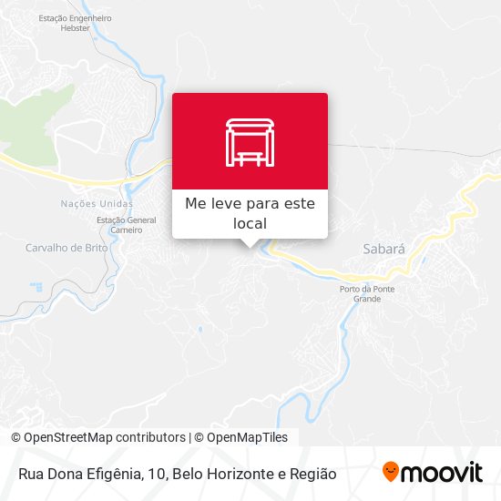 Rua Dona Efigênia, 10 mapa