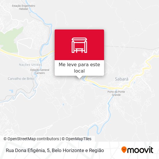 Rua Dona Efigênia, 5 mapa