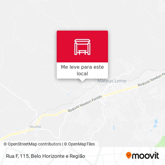 Rua F, 115 mapa
