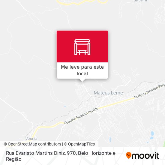 Rua Evaristo Martins Diniz, 970 mapa