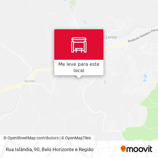 Rua Islândia, 90 mapa