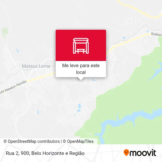 Rua 2, 900 mapa