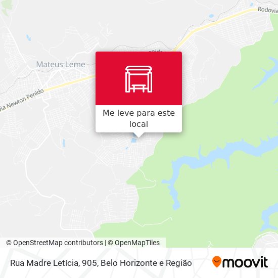 Rua Madre Letícia, 905 mapa