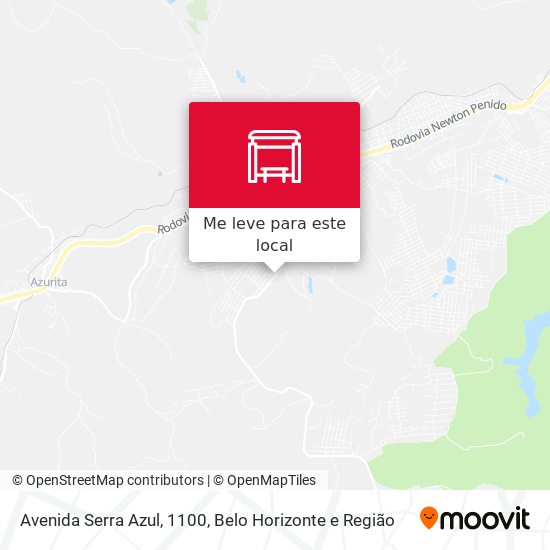 Avenida Serra Azul, 1100 mapa