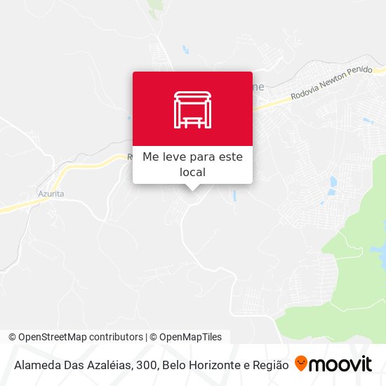 Alameda Das Azaléias, 300 mapa