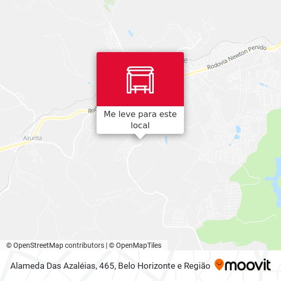 Alameda Das Azaléias, 465 mapa