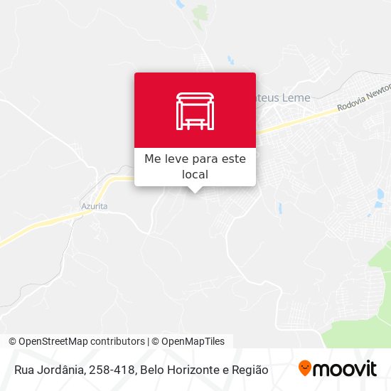 Rua Jordânia, 258-418 mapa