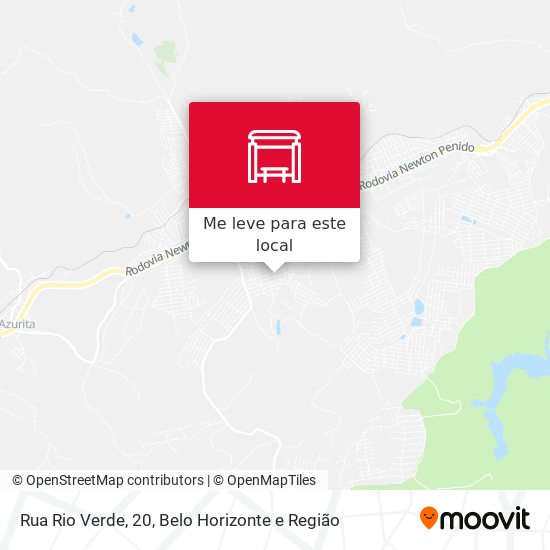 Rua Rio Verde, 20 mapa