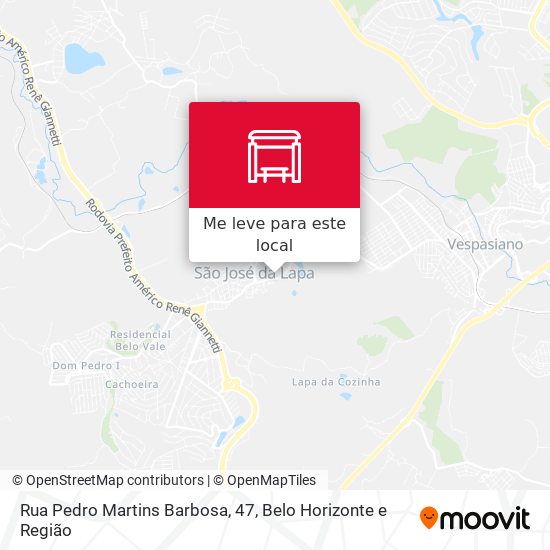 Rua Pedro Martins Barbosa, 47 mapa