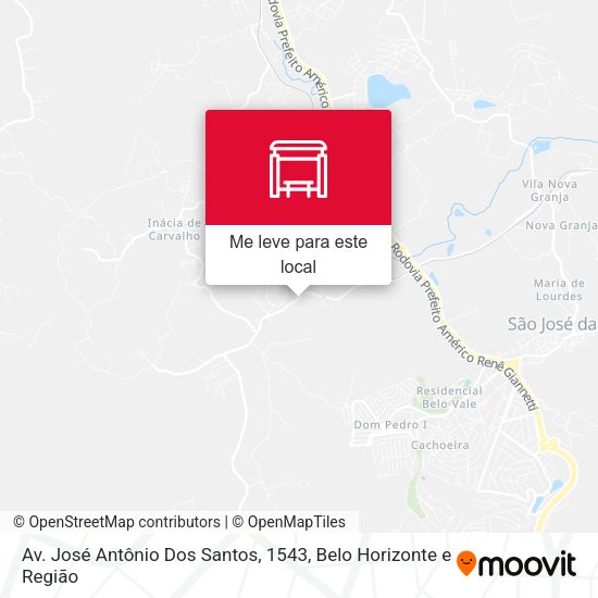 Av. José Antônio Dos Santos, 1543 mapa