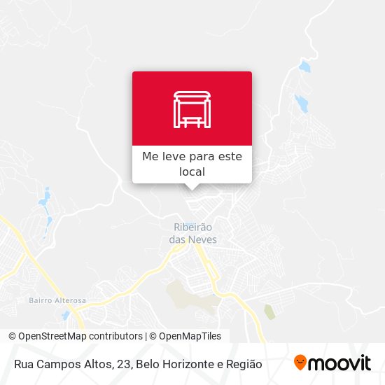 Rua Campos Altos, 23 mapa