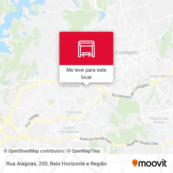 Rua Alagoas, 200 mapa