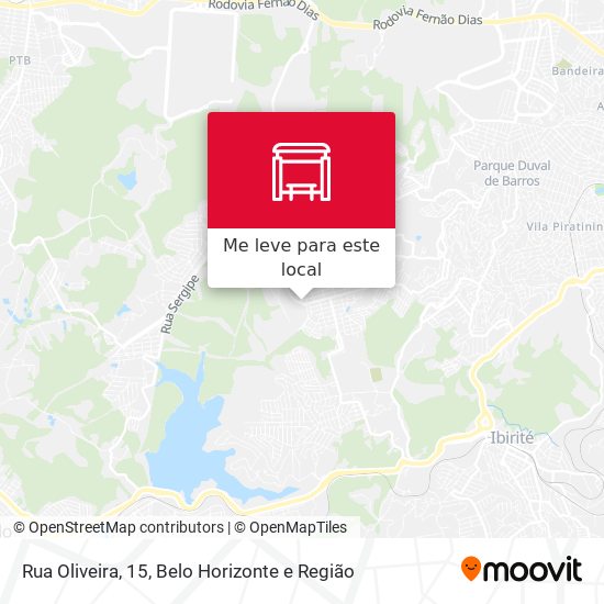 Rua Oliveira, 15 mapa