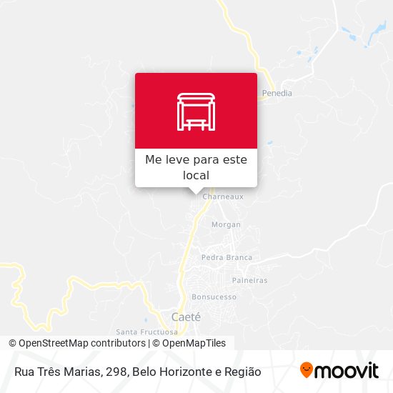 Rua Três Marias, 298 mapa