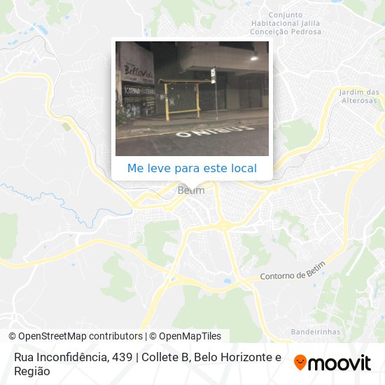 Rua Inconfidência, 439 | Collete B mapa