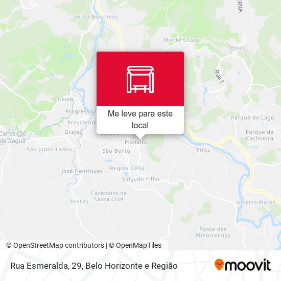 Rua Esmeralda, 29 mapa