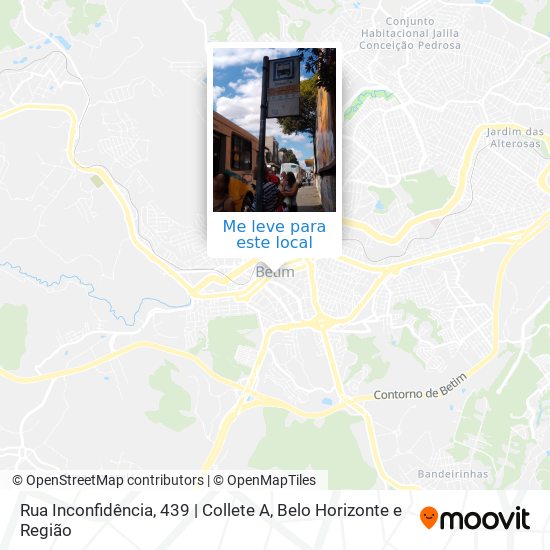 Rua Inconfidência, 439 | Collete A mapa