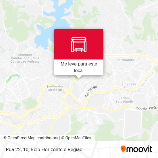 Rua 22, 10 mapa